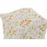 Floor cushion DKD Home Decor Beige Blad af en plante Shabby Chic 40 x 40 x 40 cm #4