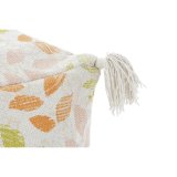 Floor cushion DKD Home Decor Beige Blad af en plante Shabby Chic 40 x 40 x 40 cm #2