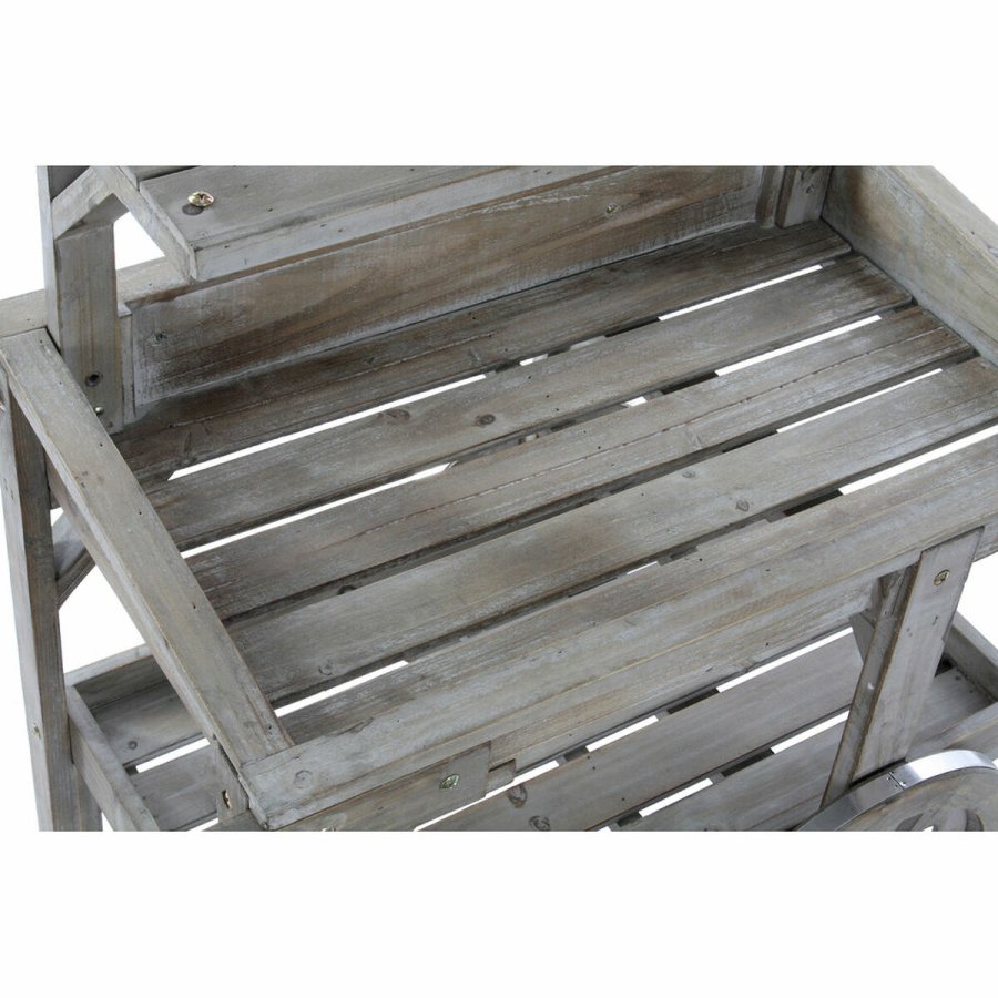Havevogn DKD Home Decor 87 x 14 x 109 cm 87 x 41 x 109 cm Lys brun #3