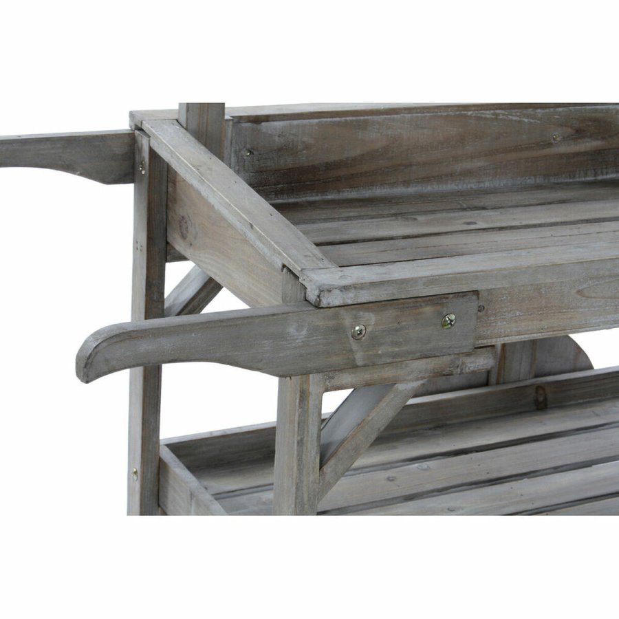 Havevogn DKD Home Decor 87 x 14 x 109 cm 87 x 41 x 109 cm Lys brun #5