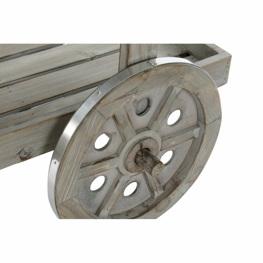 Havevogn DKD Home Decor 87 x 14 x 109 cm 87 x 41 x 109 cm Lys brun #4