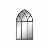 Vgspejl DKD Home Decor Sort Vindue 36 x 2 x 65 cm (65 Dele) #1
