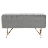 Stol DKD Home Decor   90 x 31 x 47 cm Gr Gylden Metal #9