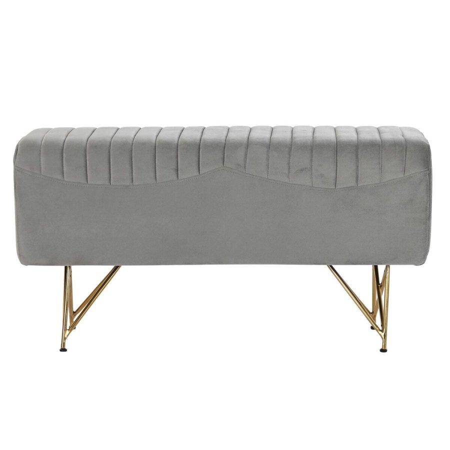 Stol DKD Home Decor   90 x 31 x 47 cm Gr Gylden Metal #9
