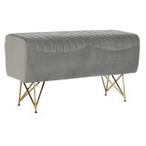 Stol DKD Home Decor   90 x 31 x 47 cm Gr Gylden Metal #1