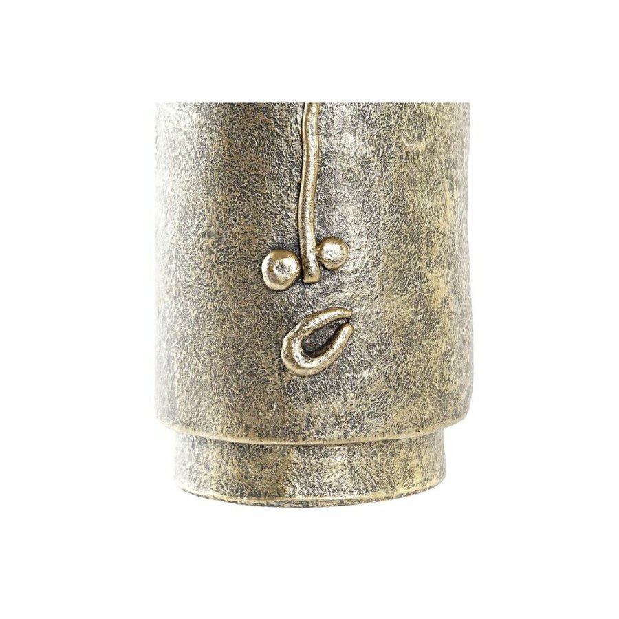 Vase DKD Home Decor Ansigt Gylden Moderne (29 x 19,5 x 36 cm) #3