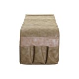 Fjernbetjening holder DKD Home Decor Brun Beige Polyuretan 30 x 0,5 x 90 cm #2