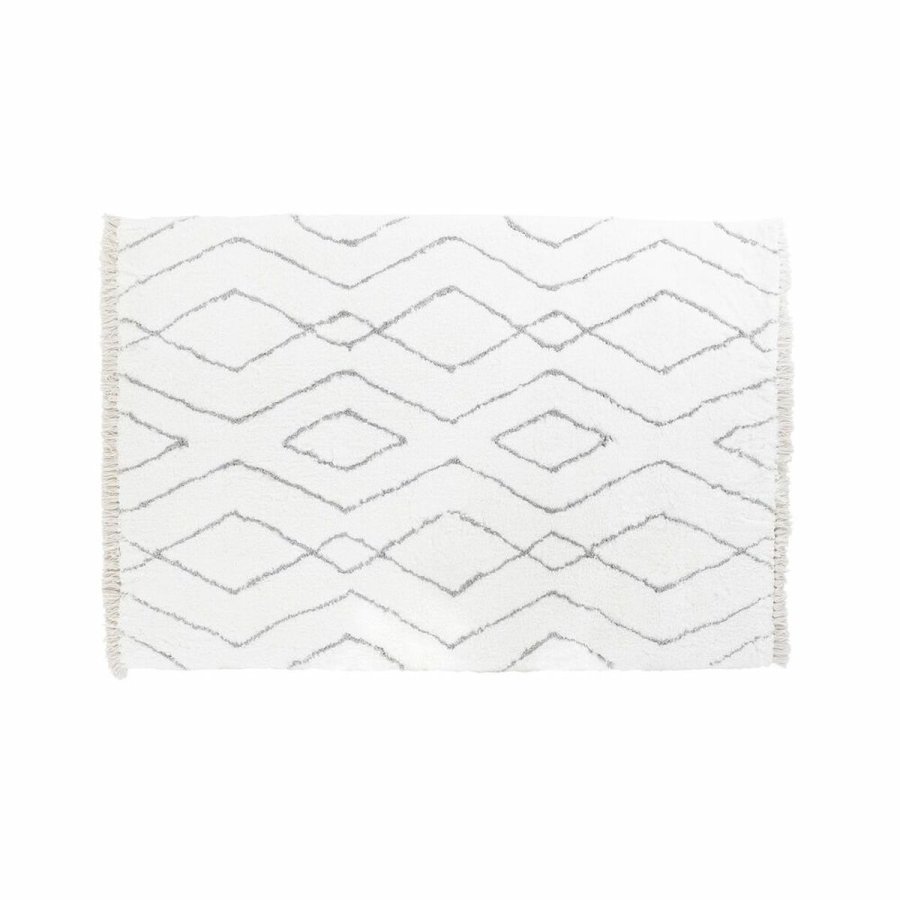 Tppe DKD Home Decor Hvid Gr Romber Scandi  9,4 cm 120 x 180 x 3 cm #1