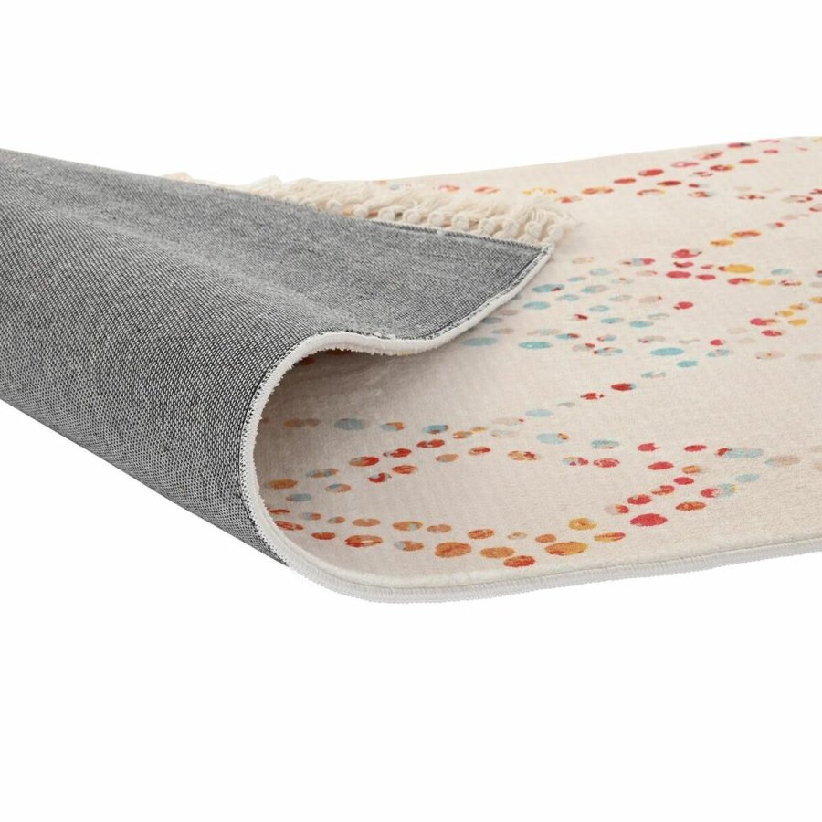 Tppe DKD Home Decor 60 x 240 x 0,7 cm Polyester Multifarvet Romber #17