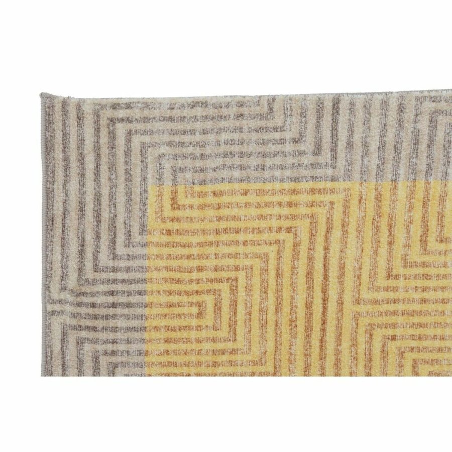 Tppe DKD Home Decor Gul Lys brun (120 x 180 x 0,7 cm) #5