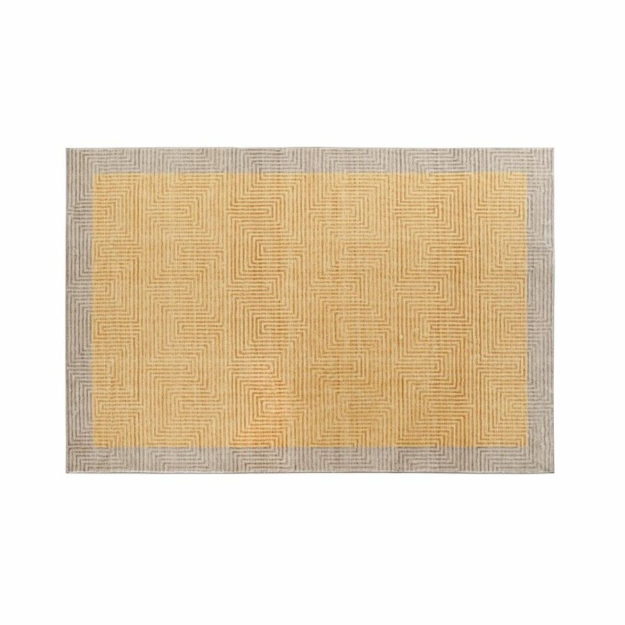 Tppe DKD Home Decor Gul Lys brun (120 x 180 x 0,7 cm) #1