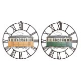 Vgur DKD Home Decor 49,5 x 3,5 x 48 cm Metal Grn Gul Vintage Tog (2 enheder) #1