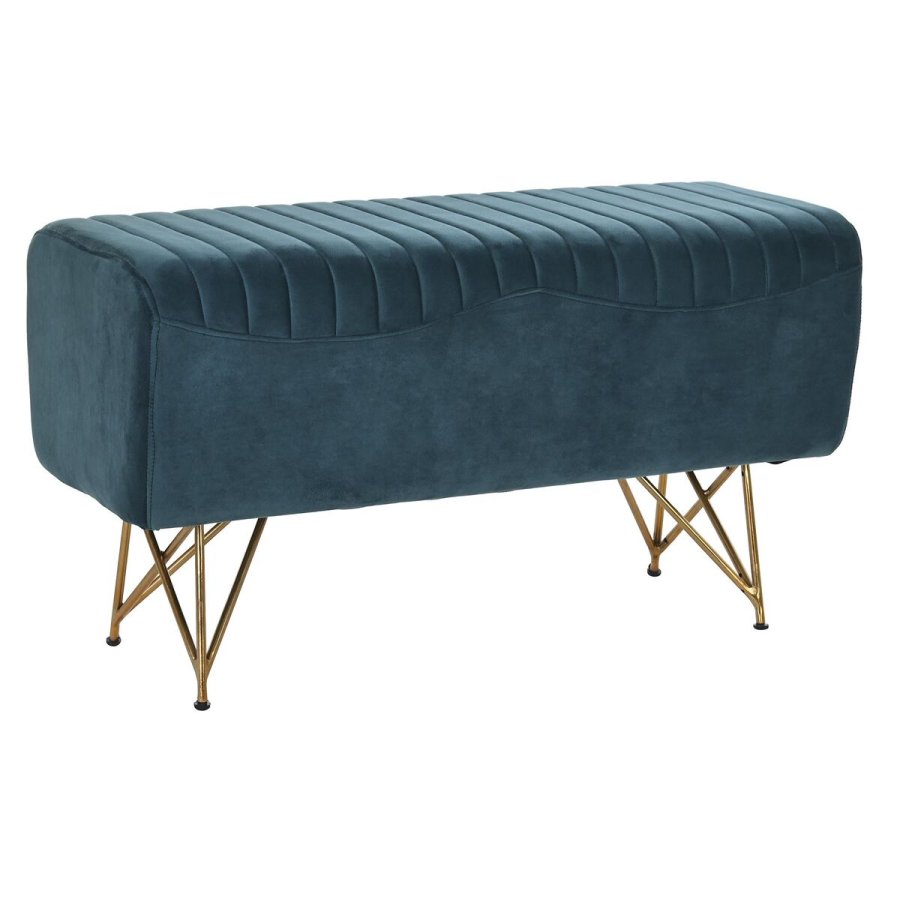 Stol DKD Home Decor   90 x 31 x 47 cm Metal Turkisbl #1