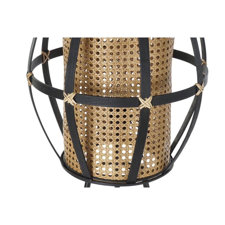 Gulvlampe DKD Home Decor Brun Sort Metal Bambus 50 W 220 V 38 x 38 x 119 cm #2