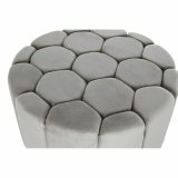 Fodsttte DKD Home Decor Beige Polyester Tr MDF (86 x 86 x 48 cm) #3