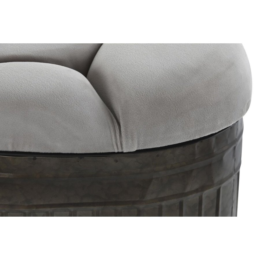 Stol DKD Home Decor   Beige Metal Polyester Mrkebrun (121 x 44 x 47,5 cm) #21