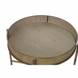 Sofabord DKD Home Decor 59 x 59 x 50 cm Natur Metal #4