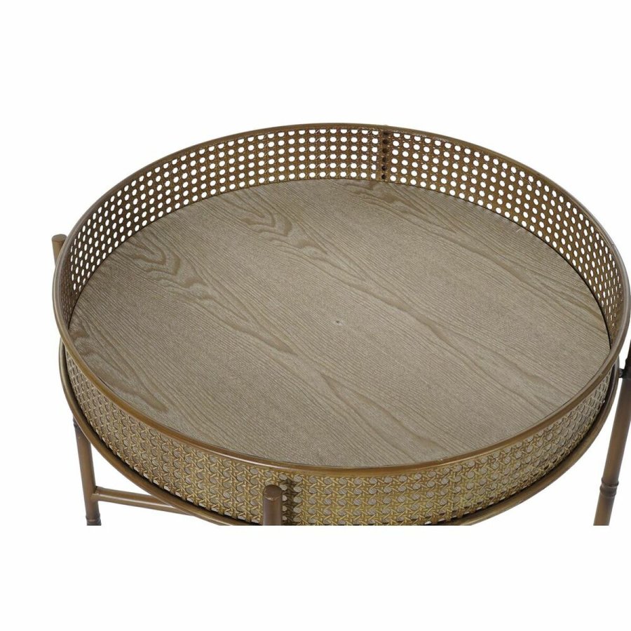 Sofabord DKD Home Decor 59 x 59 x 50 cm Natur Metal #4