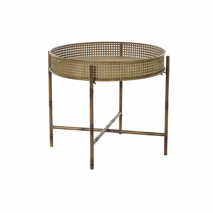 Sofabord DKD Home Decor 59 x 59 x 50 cm Natur Metal #1