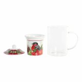 Tekopper DKD Home Decor Ptica Krystal Porceln Rd (300 ml) (2 enheder) #4