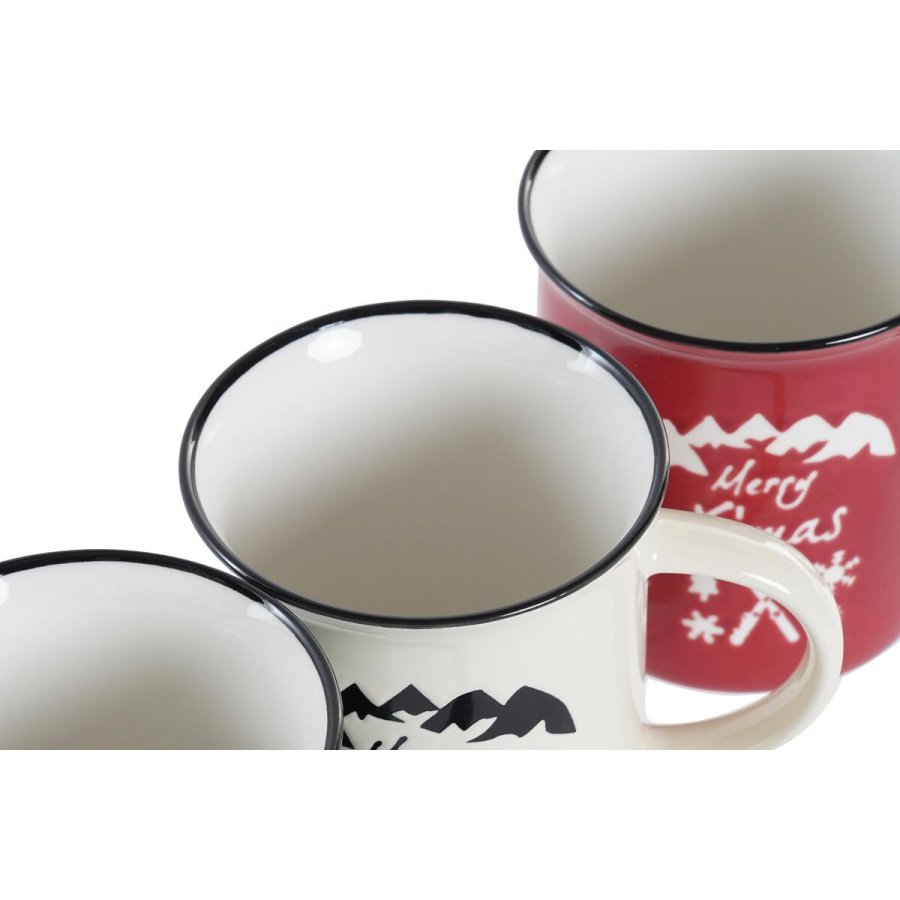 Krus DKD Home Decor Porceln Stentj (330 ml) (3 enheder) #7