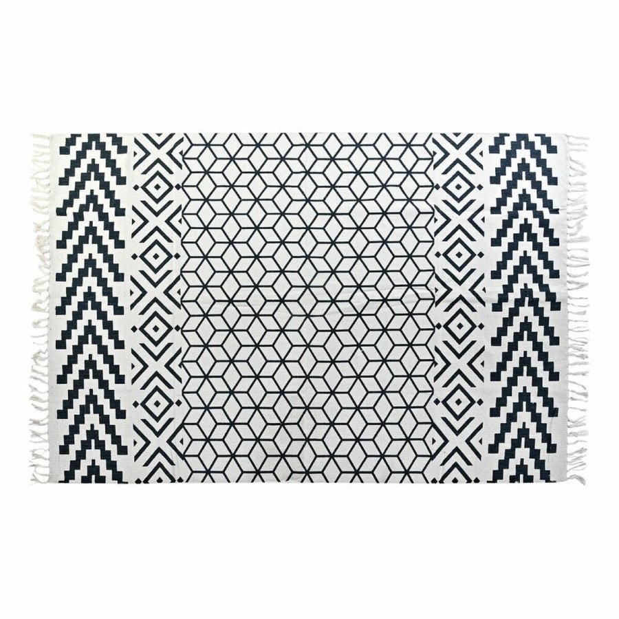 Tppe DKD Home Decor Gr Hvid (160 x 230 x 1 cm) #1