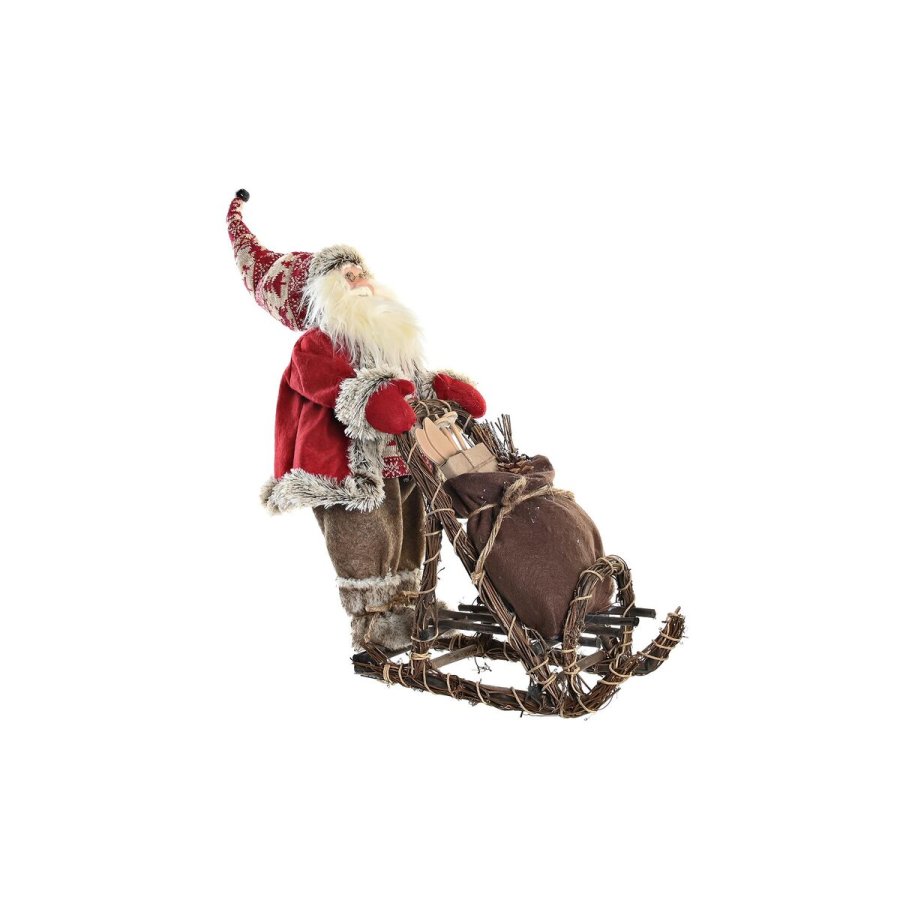 Dekorativ figur DKD Home Decor Rd Gr Tr Julemanden 42 x 22 x 48 cm #1
