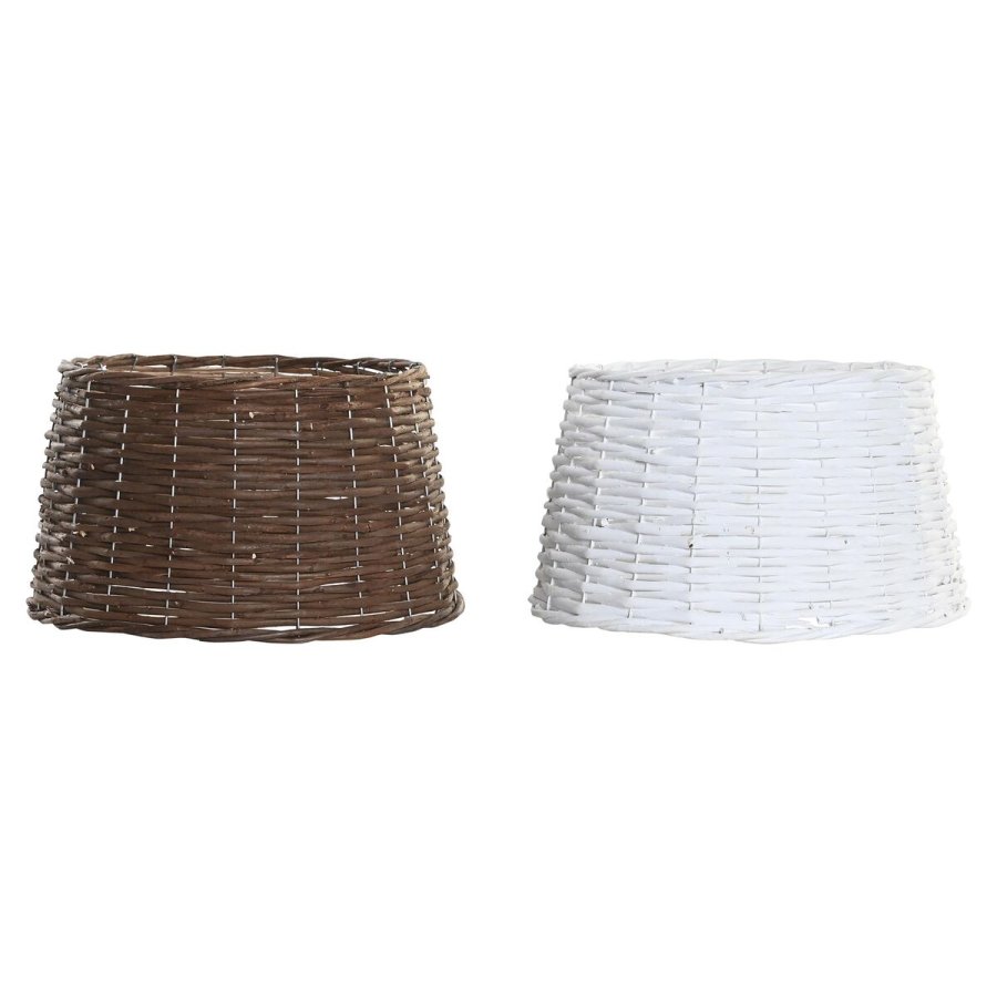 Juletr nederdel DKD Home Decor flet (39 x 39 x 22 cm) (2 enheder) #1