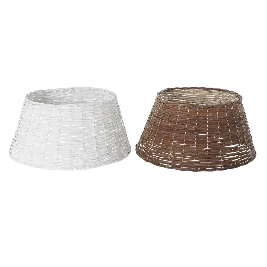 Juletr nederdel DKD Home Decor flet (59 x 59 x 26 cm) (2 enheder) #1