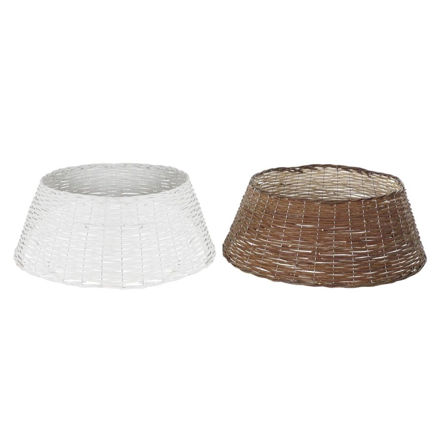Juletr nederdel DKD Home Decor flet (72 x 72 x 27 cm) (2 enheder) #1