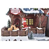 Indretning DKD Home Decor Bevgelse LED Lys Musical Multifarvet Harpiks 25,5 x 21 x 25 cm (3 enheder) #13