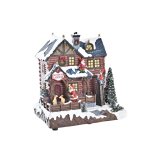 Indretning DKD Home Decor Bevgelse LED Lys Musical Multifarvet Harpiks 25,5 x 21 x 25 cm (3 enheder) #1