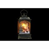 Lysdekoration DKD Home Decor Jul Sort Gylden (7 x 4 x 13,5 cm) (3 enheder) #5