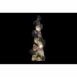 Indretning DKD Home Decor Kegler Jul LED Rd Grn Natur snefald 20 x 20 x 80 cm (3 Dele) #13