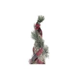 Indretning DKD Home Decor Kegler Jul LED Rd Grn Natur snefald 20 x 20 x 80 cm (3 Dele) #5