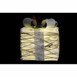 Spil med Dekorative sker DKD Home Decor LED Hvid Slvfarvet 25 x 25 x 28 cm (3 Dele) #13