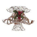 Juletr DKD Home Decor Gylden Hvid Spanskrr (32 x 10 x 56 cm) (2 enheder) #9