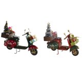Julepynt DKD Home Decor Motorcykel Metal (17,5 x 7 x 15,5 cm) (2 enheder) #1