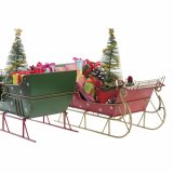 Julepynt DKD Home Decor Metal Polyester (28 x 13 x 26 cm) (2 enheder) #2