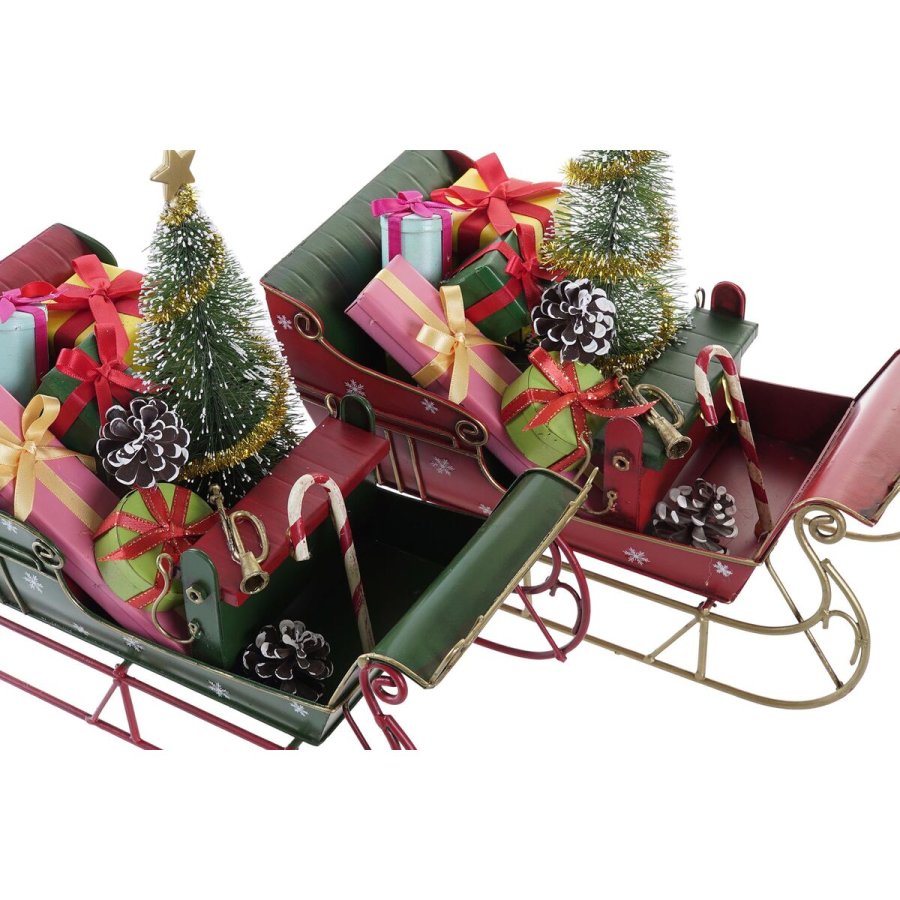 Julepynt DKD Home Decor Metal Polyester (28 x 13 x 26 cm) (2 enheder) #3