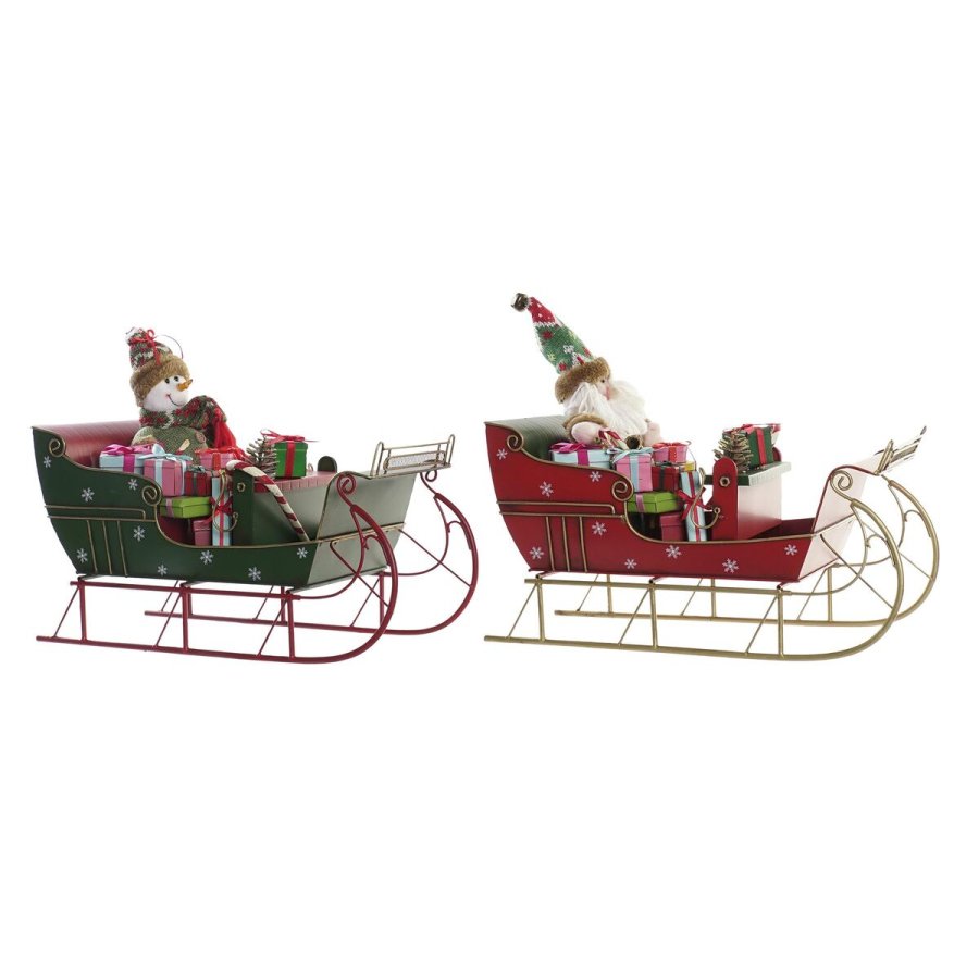 Julepynt DKD Home Decor Metal (38 x 19 x 35 cm) (2 enheder) #1