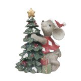 Julepynt DKD Home Decor Mus Harpiks (10 x 6,5 x 11 cm) (2 enheder) #5