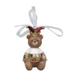 Julepynt DKD Home Decor Harpiks dyr (4,5 x 4 x 7 cm) (6 enheder) #5