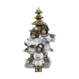 Julepynt DKD Home Decor Harpiks Drenge (11,5 x 11,5 x 21 cm) (2 enheder) #1