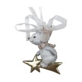 Julepynt DKD Home Decor Mus Harpiks (7 x 4,5 x 9 cm) (6 enheder) #9