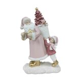 Julepynt DKD Home Decor Harpiks Julemanden (2 enheder) (12 x 9 x 19 cm) #5