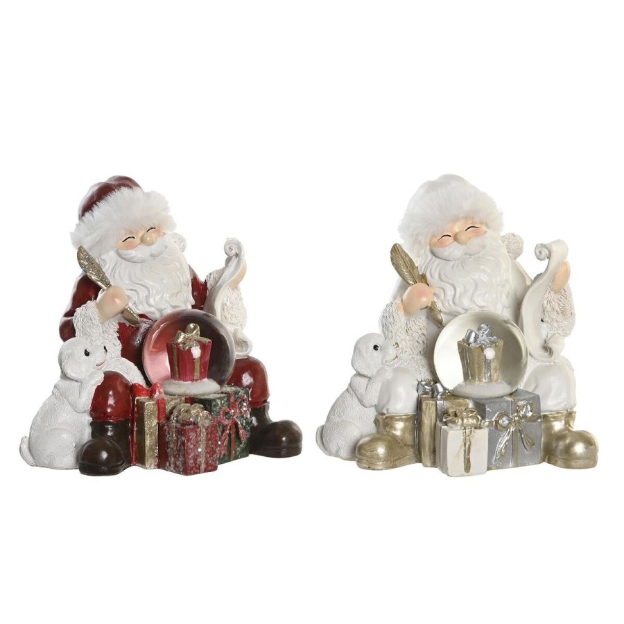 Julepynt DKD Home Decor Harpiks (2 enheder) (14 x 12 x 14 cm) #1