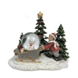 Julepynt DKD Home Decor Harpiks (16 x 12,5 x 14,5 cm) (2 enheder) #1