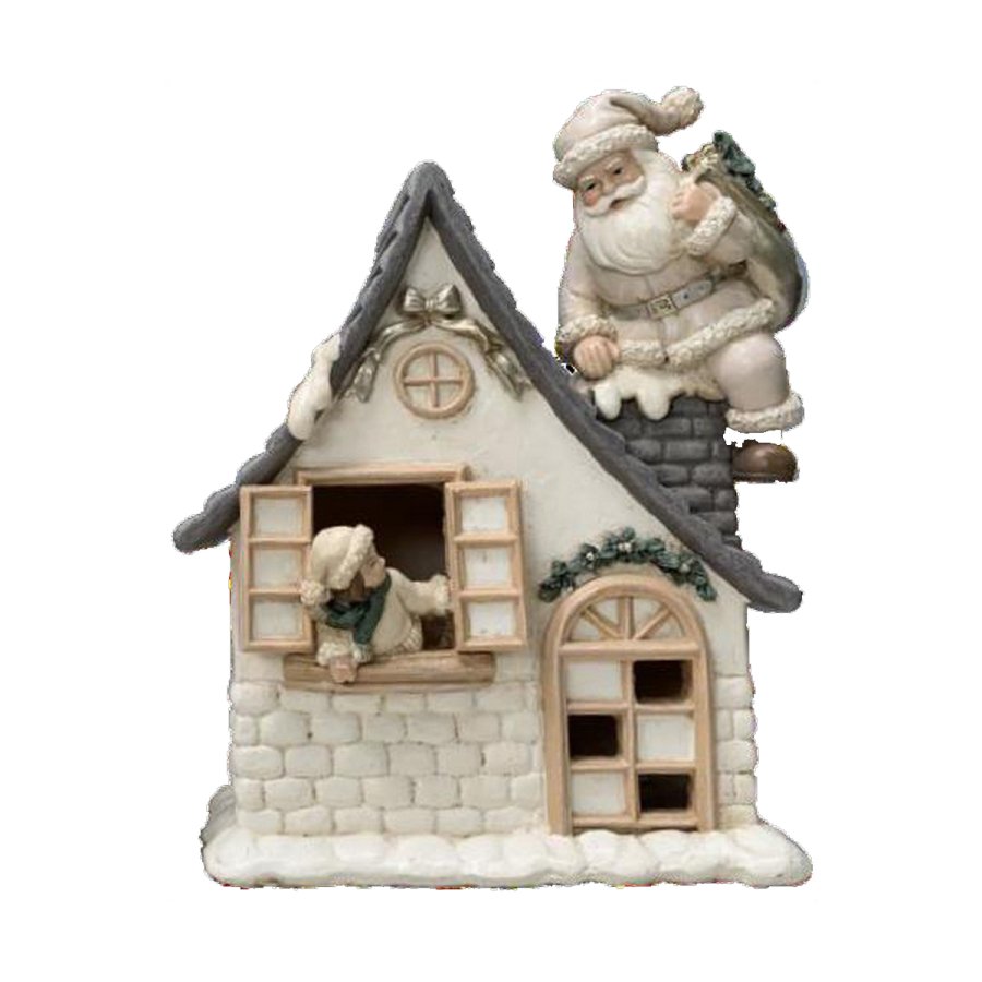 Julepynt DKD Home Decor Harpiks (16 x 8 x 18,5 cm) (2 enheder) #1