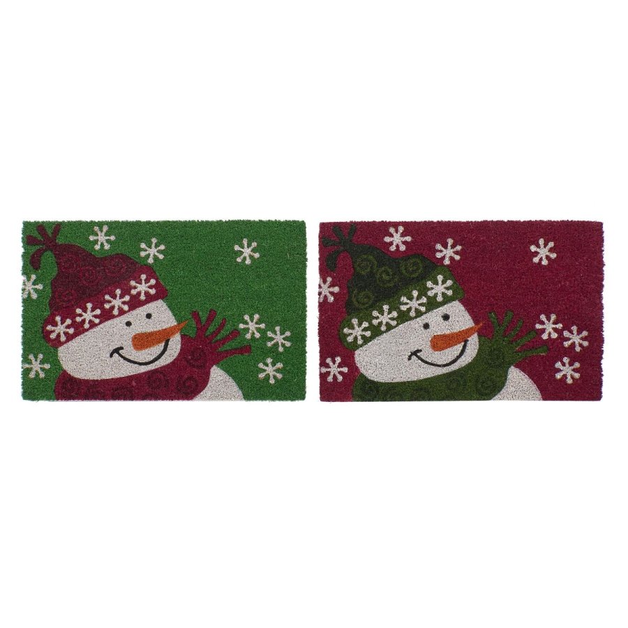 Drmtte DKD Home Decor Jul PVC Kokosnd Fiber (60 x 40 x 1,5 cm) (2 enheder) #1